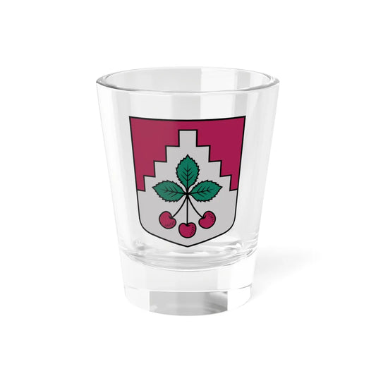 Ēdoles pagasta ģerbonis (Latvia) (Coat of Arms) Shot Glass 1.5oz 1.5oz - Go Mug Yourself