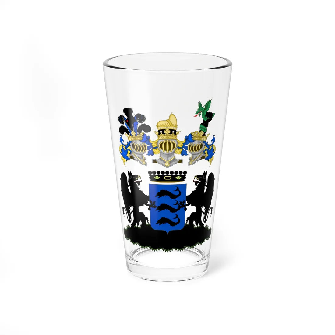 Dolfin-Wappen (Italy) (Coat of Arms) Pint Glass 16oz 16oz - Go Mug Yourself