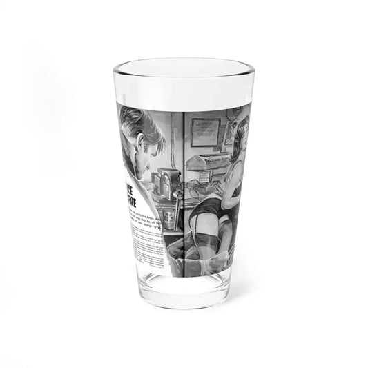 Doll of Ice, Doll of Fire, Man's Illustrated, April 1971 - Pint Glass 16oz 16oz - Go Mug Yourself