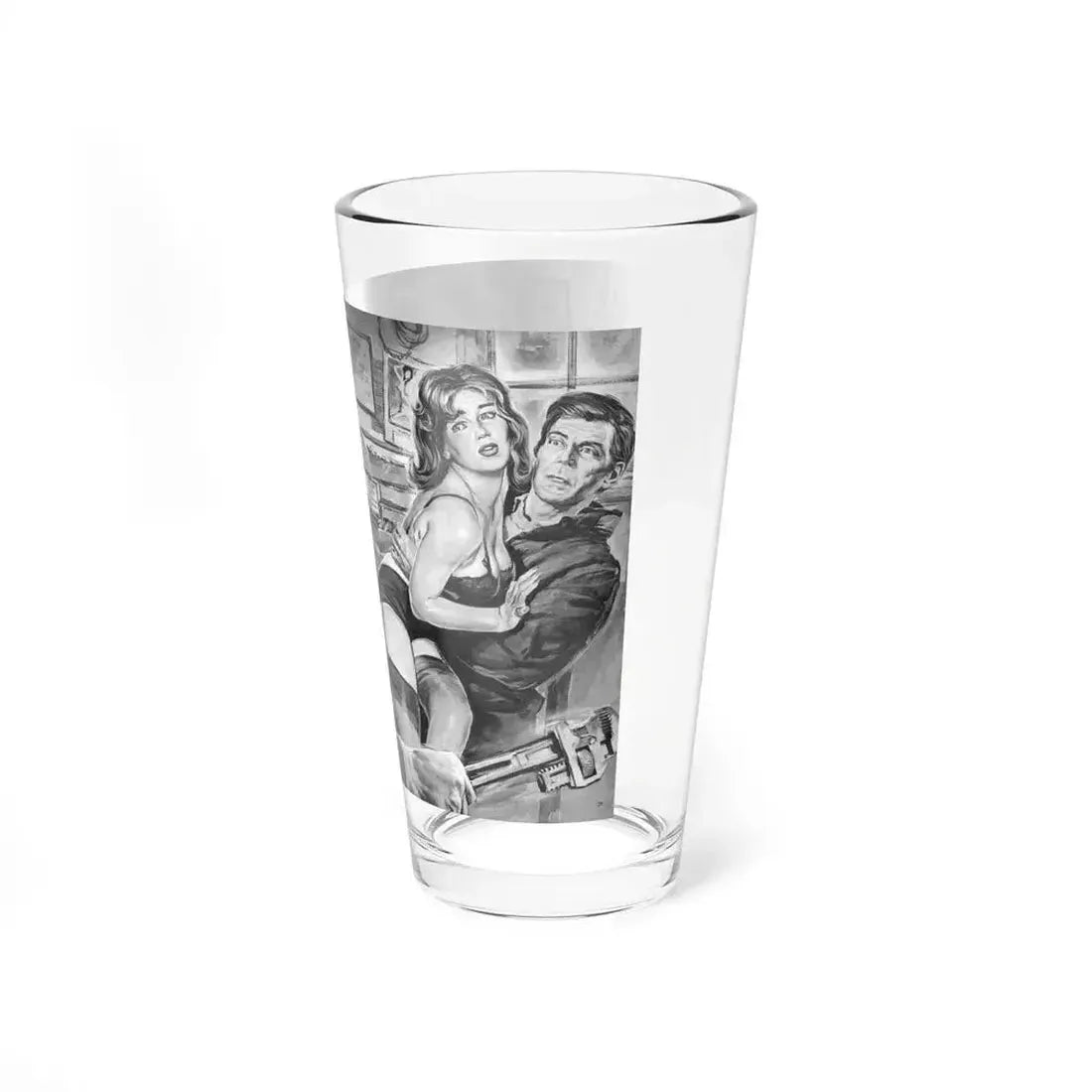 Doll of Ice, Doll of Fire, Man's Illustrated, April 1971 - Pint Glass 16oz - Go Mug Yourself