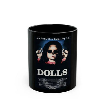 DOLLS 1986 Movie Poster - Black Coffee Mug 11oz - Go Mug Yourself