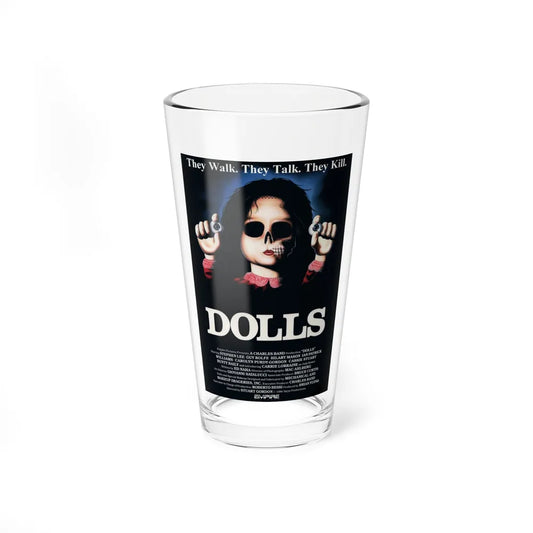 DOLLS 1986 Movie Poster - Pint Glass 16oz-16oz-Go Mug Yourself