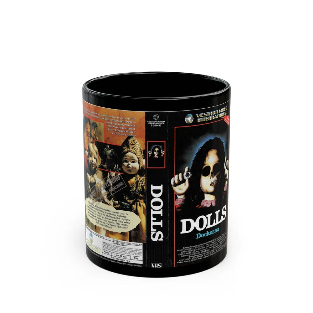 DOLLS DOCKORNA (VHS COVER) - Black Coffee Mug-11oz-Go Mug Yourself