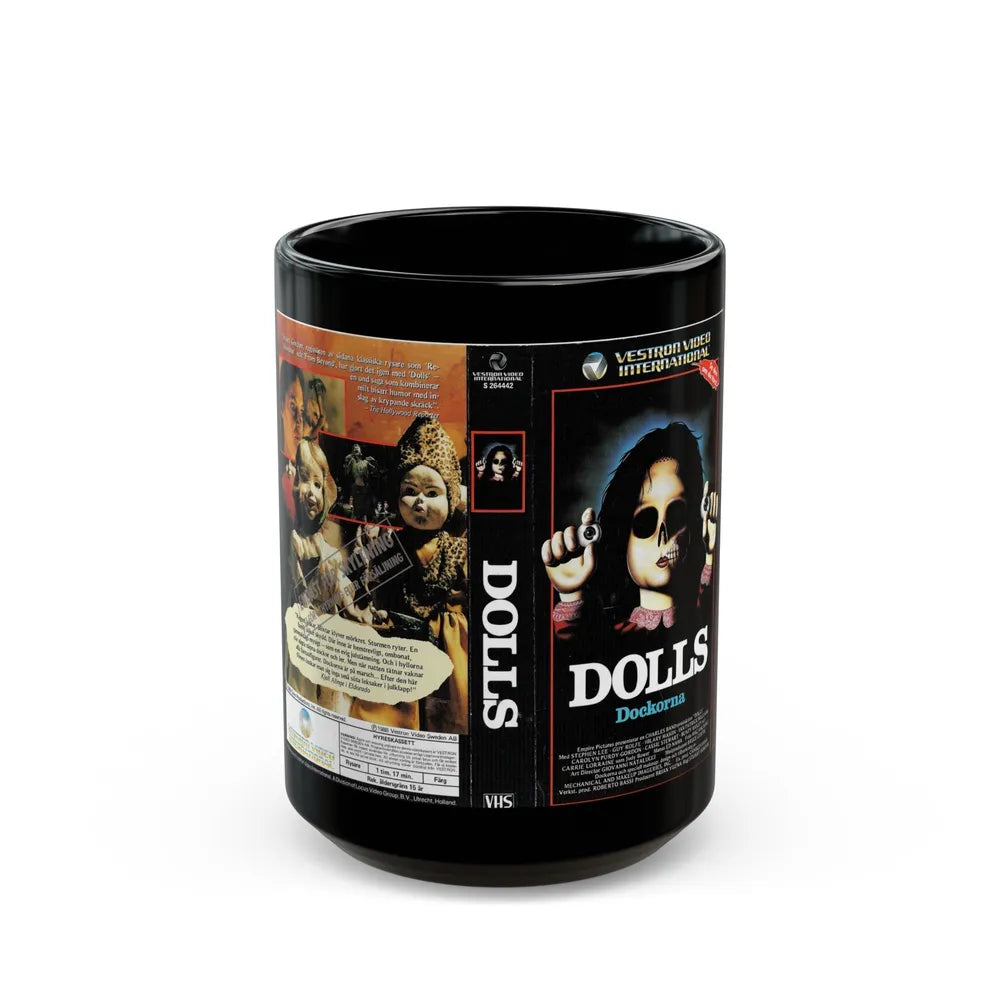 DOLLS DOCKORNA (VHS COVER) - Black Coffee Mug-15oz-Go Mug Yourself