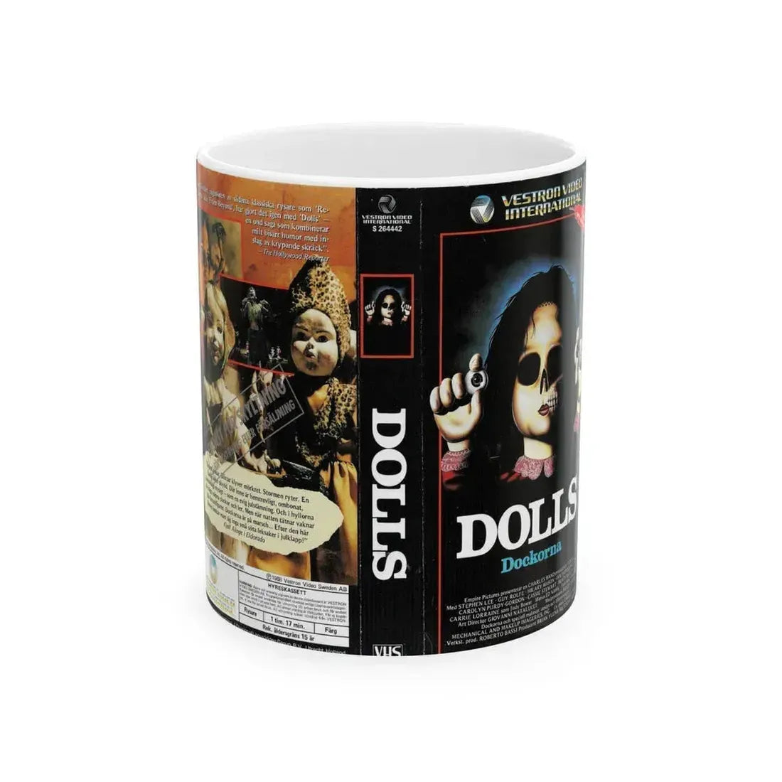 DOLLS DOCKORNA (VHS COVER) - White Coffee Mug 11oz - Go Mug Yourself