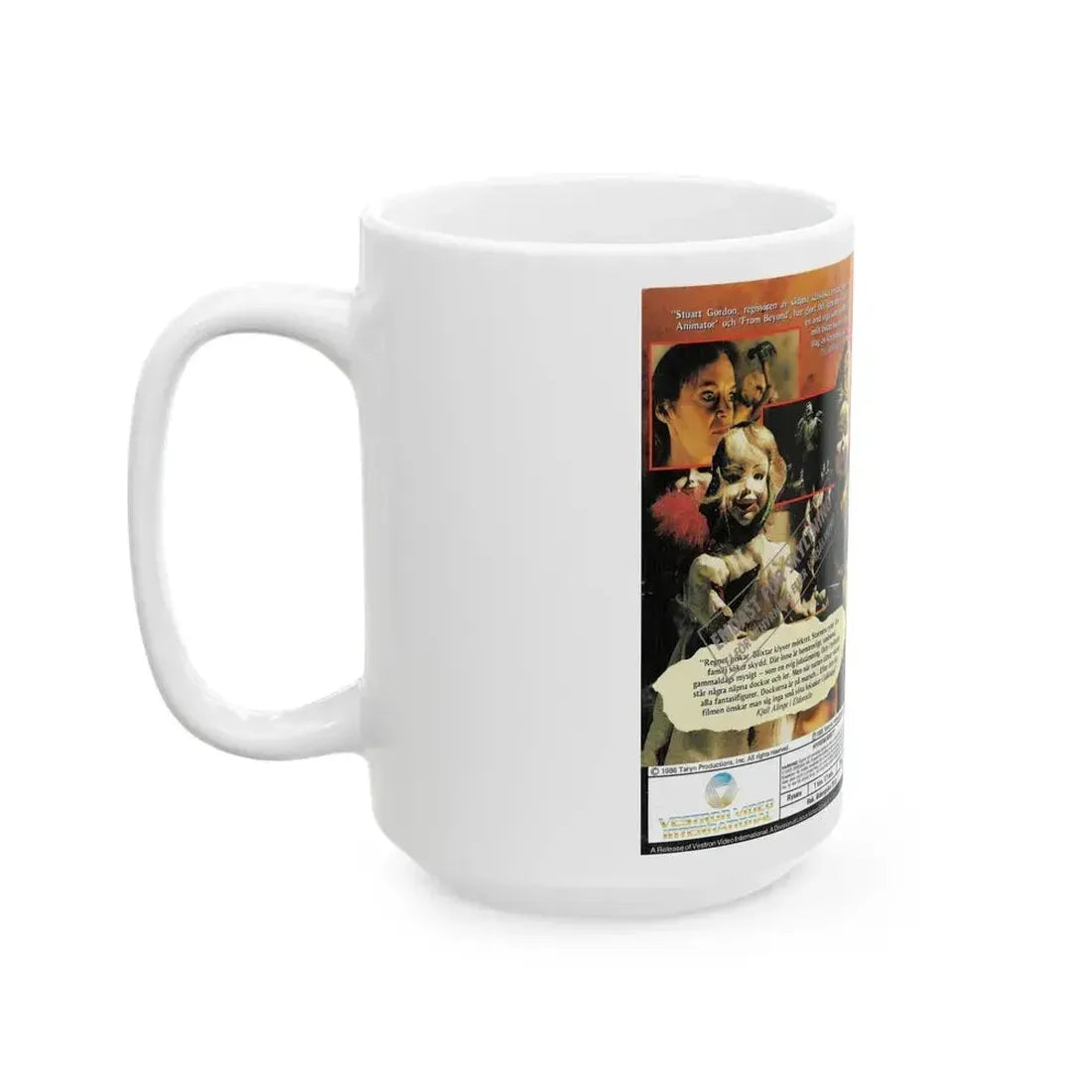 DOLLS DOCKORNA (VHS COVER) - White Coffee Mug - Go Mug Yourself