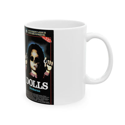 DOLLS DOCKORNA (VHS COVER) - White Coffee Mug-Go Mug Yourself