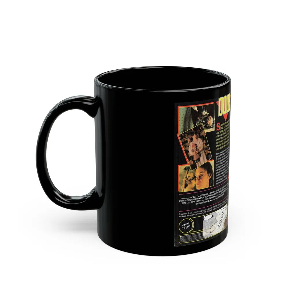 DOLLS VESTRON (VHS COVER) - Black Coffee Mug-Go Mug Yourself