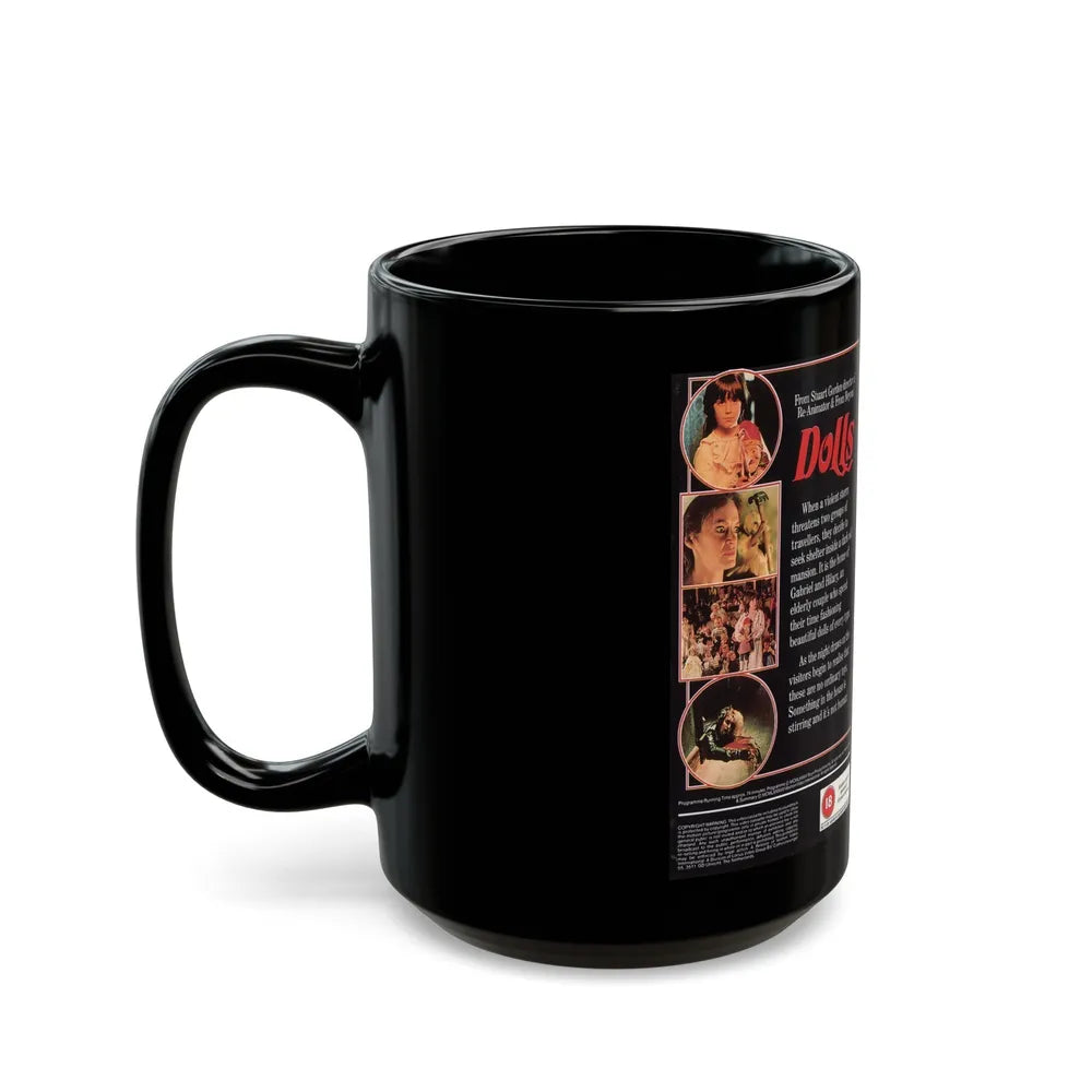 DOLLS (VHS COVER) - Black Coffee Mug-Go Mug Yourself