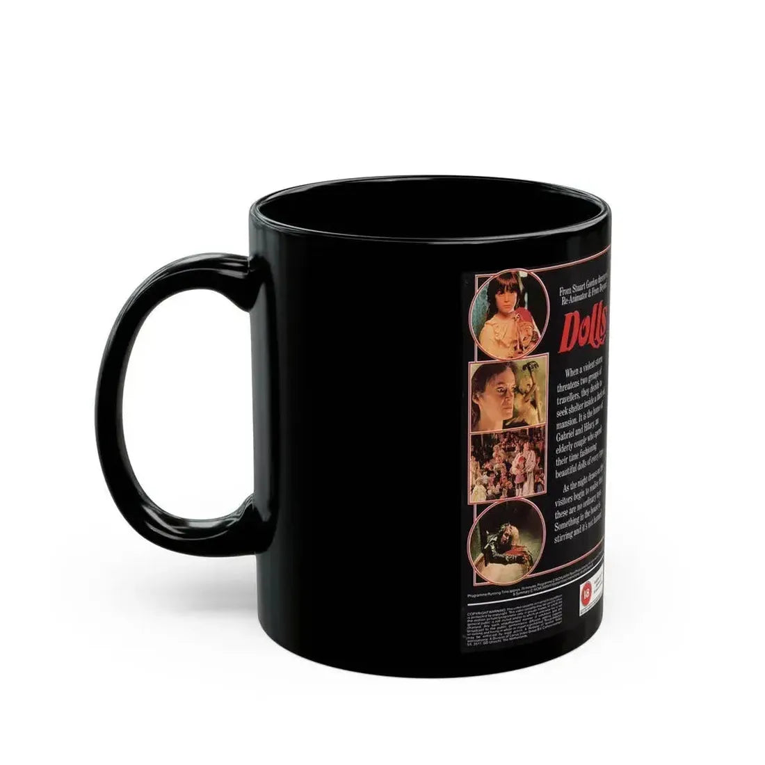 DOLLS (VHS COVER) - Black Coffee Mug - Go Mug Yourself