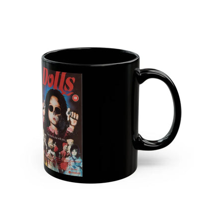 DOLLS (VHS COVER) - Black Coffee Mug-Go Mug Yourself