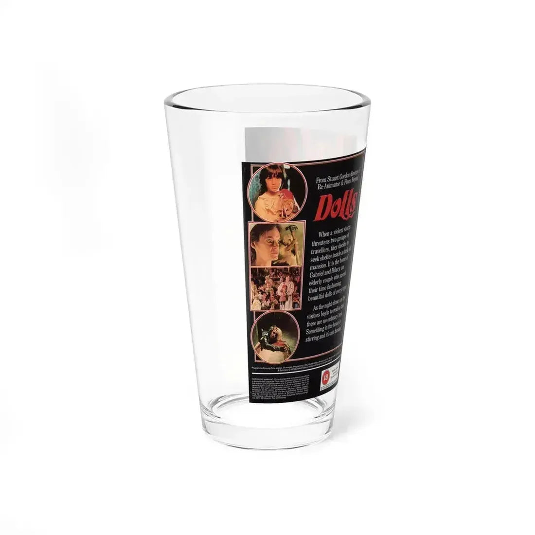 DOLLS (VHS COVER) Pint Glass 16oz - Go Mug Yourself
