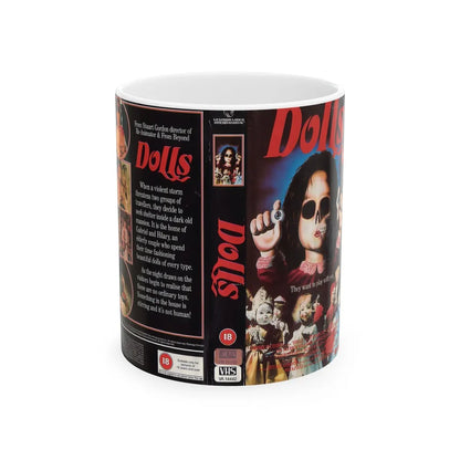 DOLLS (VHS COVER) - White Coffee Mug-11oz-Go Mug Yourself