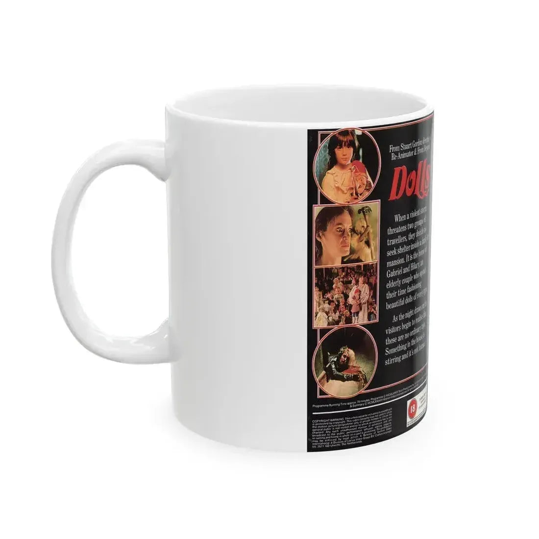 DOLLS (VHS COVER) - White Coffee Mug - Go Mug Yourself