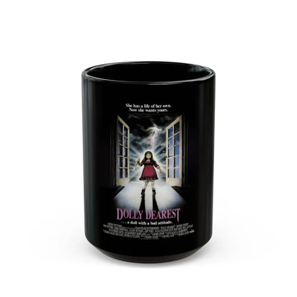 DOLLY DEAREST 1991 Movie Poster - Black Coffee Mug-15oz-Go Mug Yourself