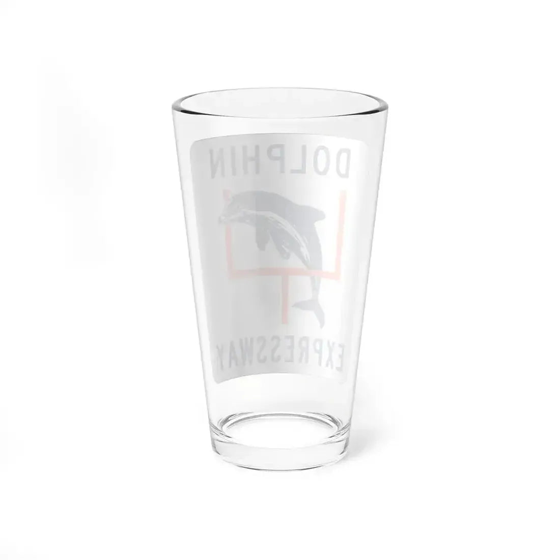 Dolphin Expressway Shield (Florida) (Road Sign) Pint Glass 16oz - Go Mug Yourself