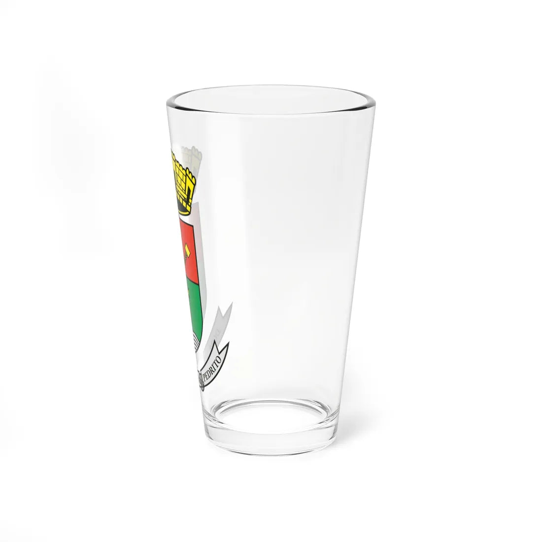 Dom Pedrito - RS - Brasao (Brazil) (Coat of Arms) Pint Glass 16oz - Go Mug Yourself