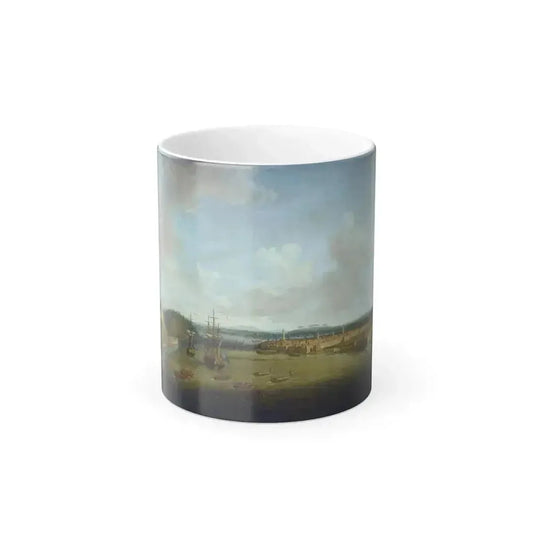 Dominic Serres (1719-1793) The Capture of Havana, 1762%3a Taking the Town, 14 August - oil on canvas c1775 - Color Changing Mug 11oz 11oz - Go Mug Yourself
