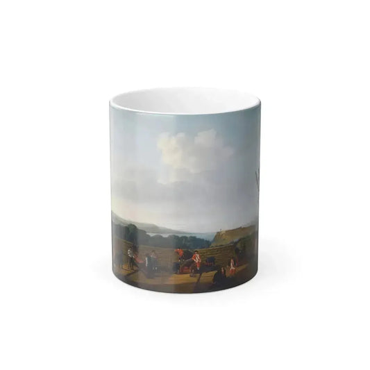 Dominic Serres (1722-1793) The Capture of Havana, Cuba, August 1762%3a The English Battery Before the Mo-0 - Color Changing Mug 11oz 11oz - Go Mug Yourself