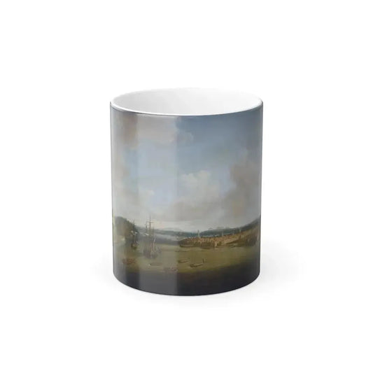Dominic Serres (1722-1793) The Capture of Havana, Cuba%3a The Taking of the Town by British Forces under-0 - Color Changing Mug 11oz 11oz - Go Mug Yourself