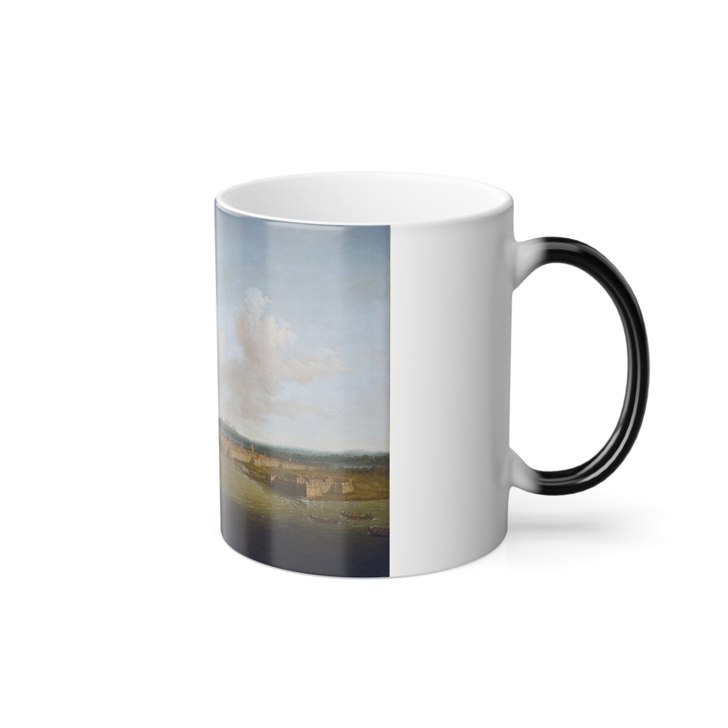 Dominic Serres (1722-1793) The Capture of Havana, Cuba%3a The Taking of the Town by British Forces under-0 - Color Changing Mug 11oz-Go Mug Yourself