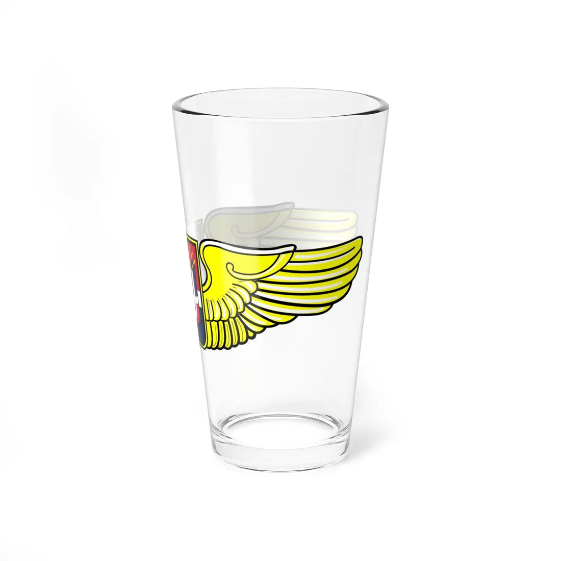 Dominican Republic Air Force Pilot Badge (Dominica) (Coat of Arms) Pint Glass 16oz - Go Mug Yourself