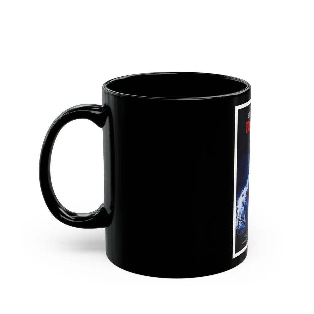 DOMINO 1988 Movie Poster - Black Coffee Mug-Go Mug Yourself