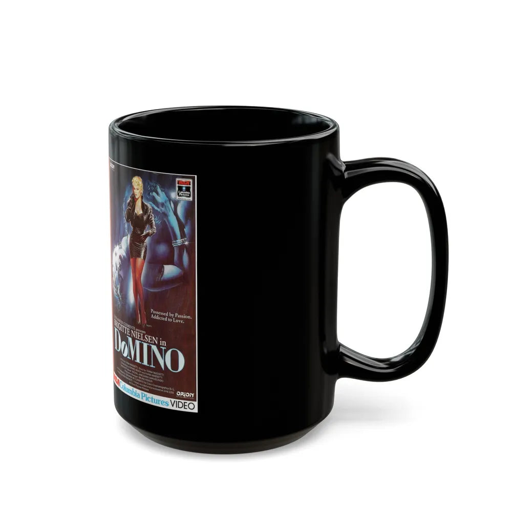 DOMINO (VHS COVER) - Black Coffee Mug-Go Mug Yourself