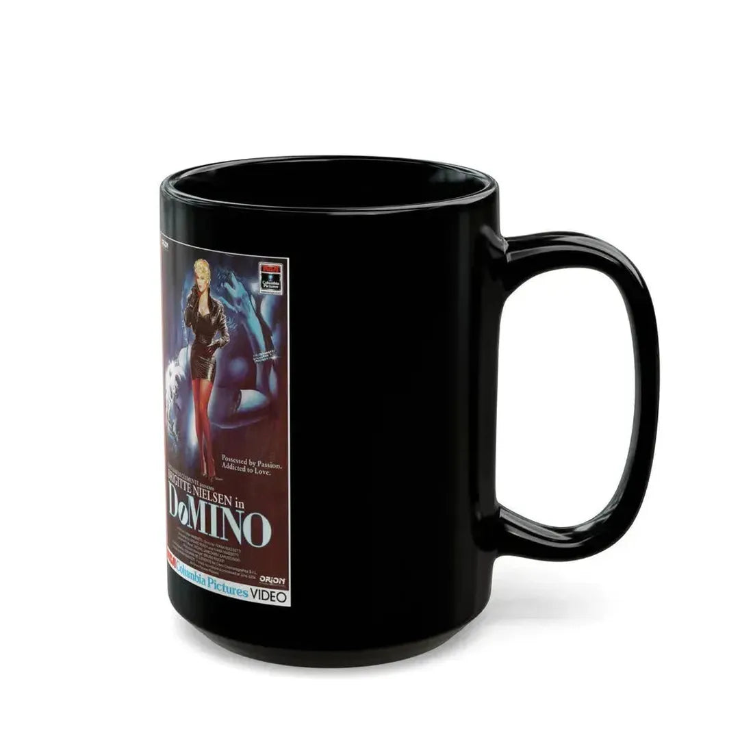 DOMINO (VHS COVER) - Black Coffee Mug - Go Mug Yourself