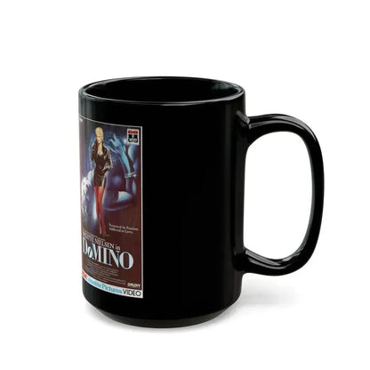 DOMINO (VHS COVER) - Black Coffee Mug - Go Mug Yourself