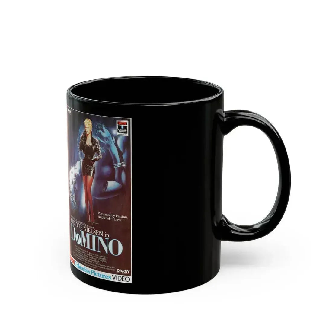 DOMINO (VHS COVER) - Black Coffee Mug - Go Mug Yourself