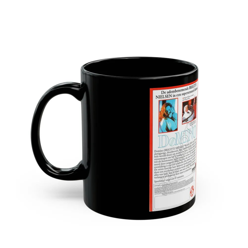 DOMINO (VHS COVER) - Black Coffee Mug-Go Mug Yourself