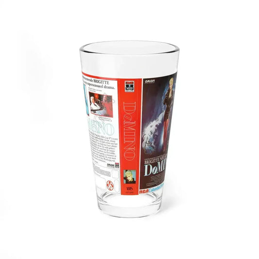 DOMINO (VHS COVER) Pint Glass 16oz 16oz - Go Mug Yourself