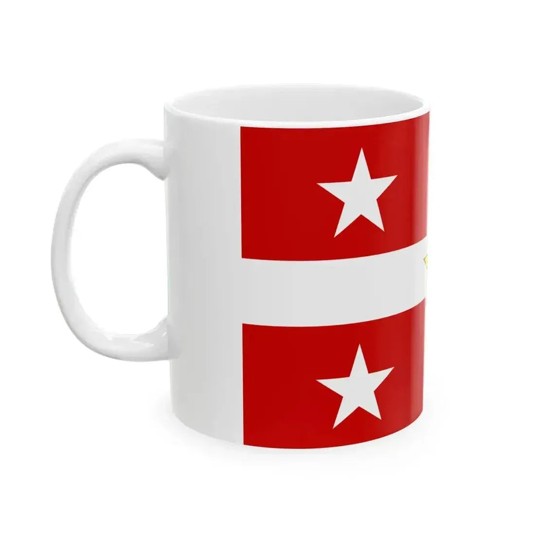 Domodossola-Bandiera (Italy) White Coffee Mug - Go Mug Yourself