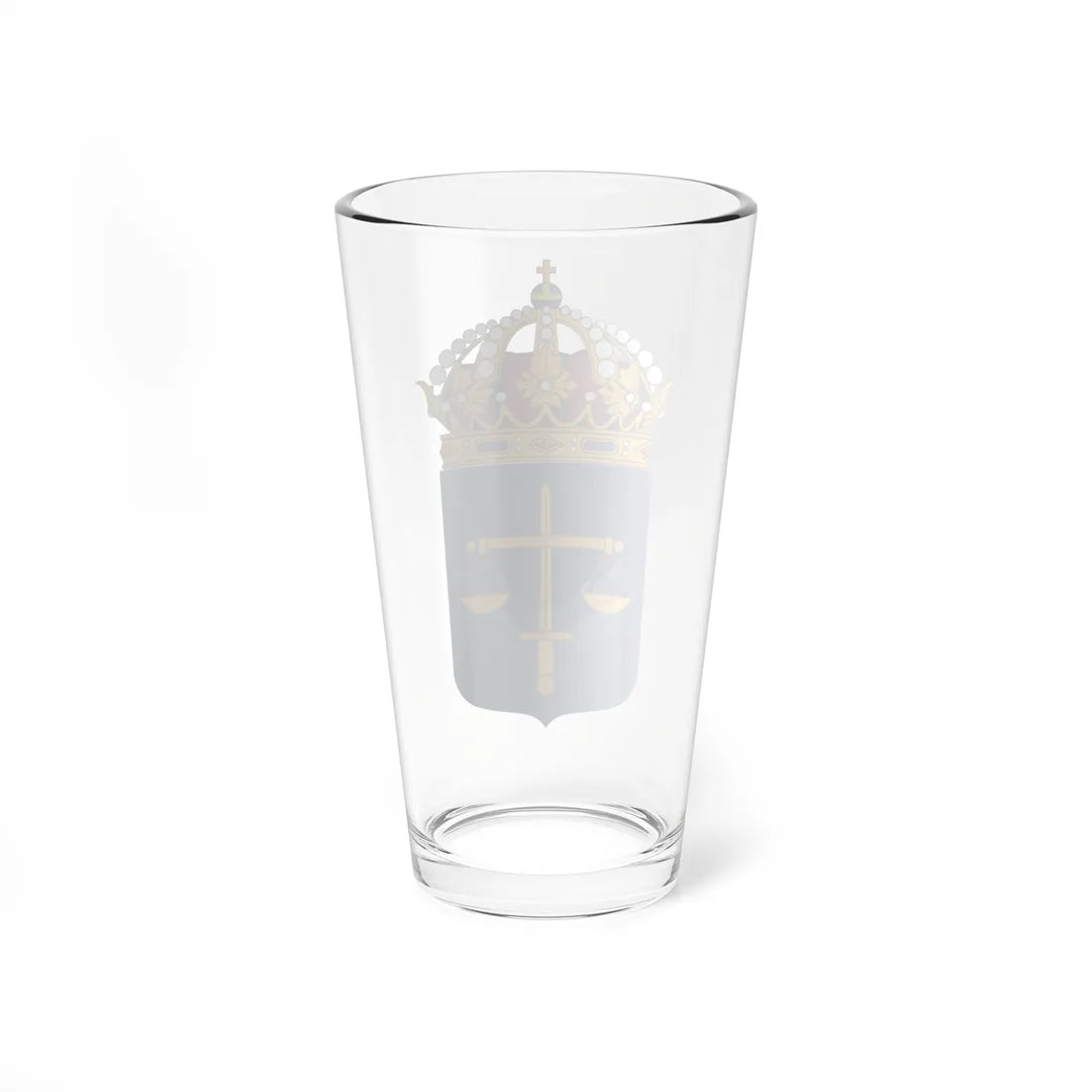 Domstolsverket vapen bra (Sweden) (Coat of Arms) Pint Glass 16oz - Go Mug Yourself