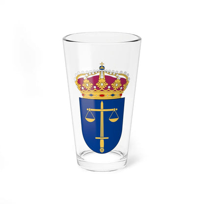 Domstolsverket vapen (Sweden) (Coat of Arms) Pint Glass 16oz 16oz - Go Mug Yourself