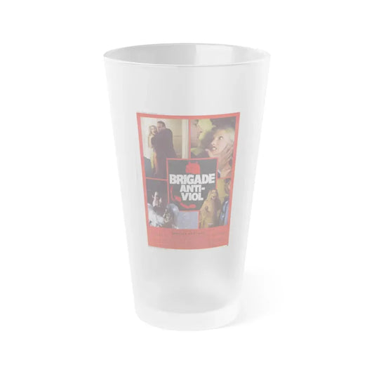 DON'T ANSWER THE PHONE! (FRENCH) 1980 Movie Poster - Frosted Pint Glass 16oz Default Title - Go Mug Yourself