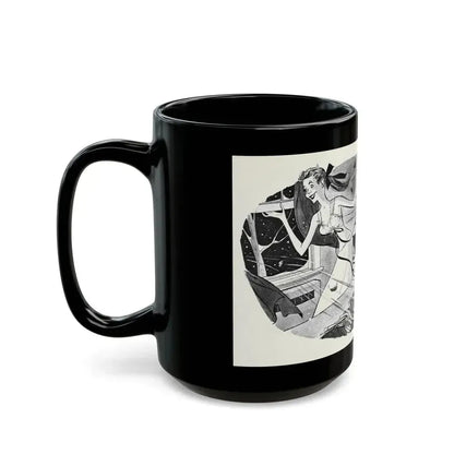 Don't Be a Fresh-Air Fiend!, This Week Magazine, November 9, 1952 - Black Coffee Mug - Go Mug Yourself