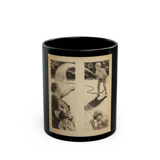 Don't Do That Illustration - Black Coffee Mug 11oz - Go Mug Yourself