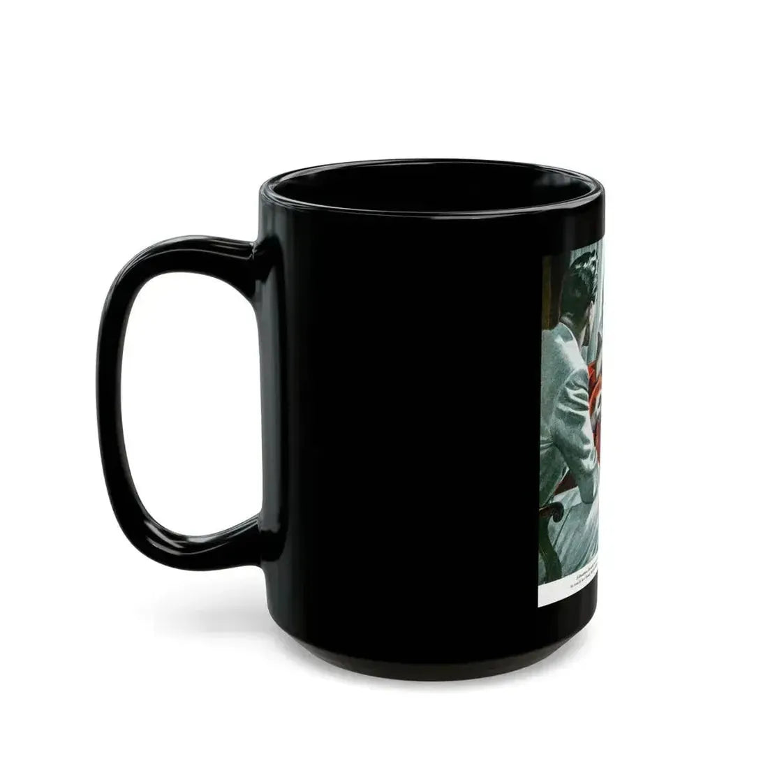 Don't Ever Get Lost, Redbook, January 1946 - Black Coffee Mug - Go Mug Yourself