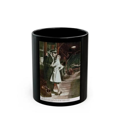 Don't Forget That I Love You, Redbook, May 1945 - Black Coffee Mug 11oz - Go Mug Yourself