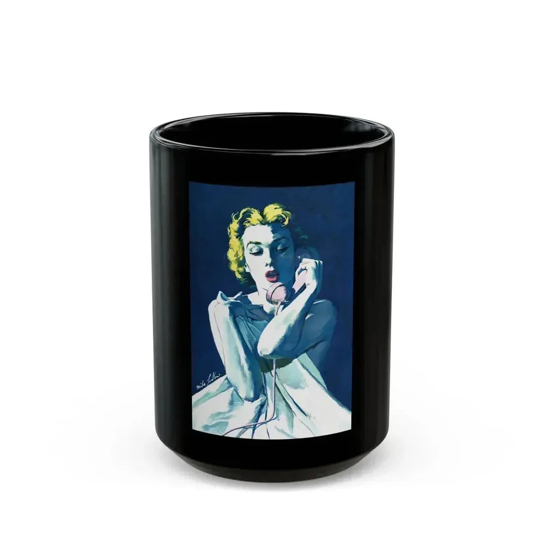 Don't lie to me..., Esquire, 1954 - Black Coffee Mug 15oz - Go Mug Yourself