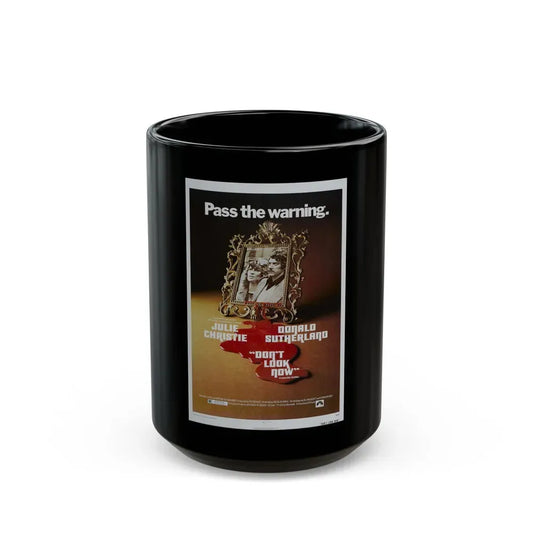 DON'T LOOK NOW 1973 Movie Poster - Black Coffee Mug 15oz - Go Mug Yourself
