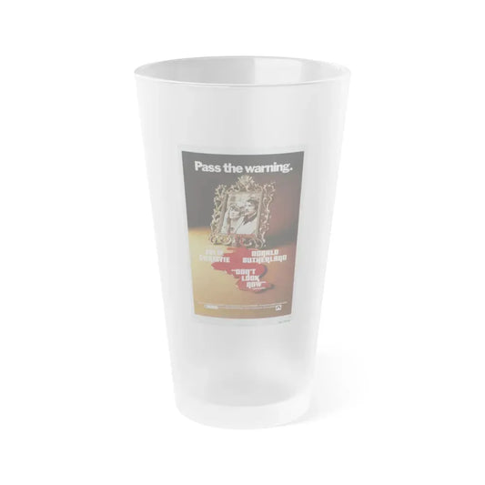 DON'T LOOK NOW 1973 Movie Poster - Frosted Pint Glass 16oz 16oz Frosted - Go Mug Yourself