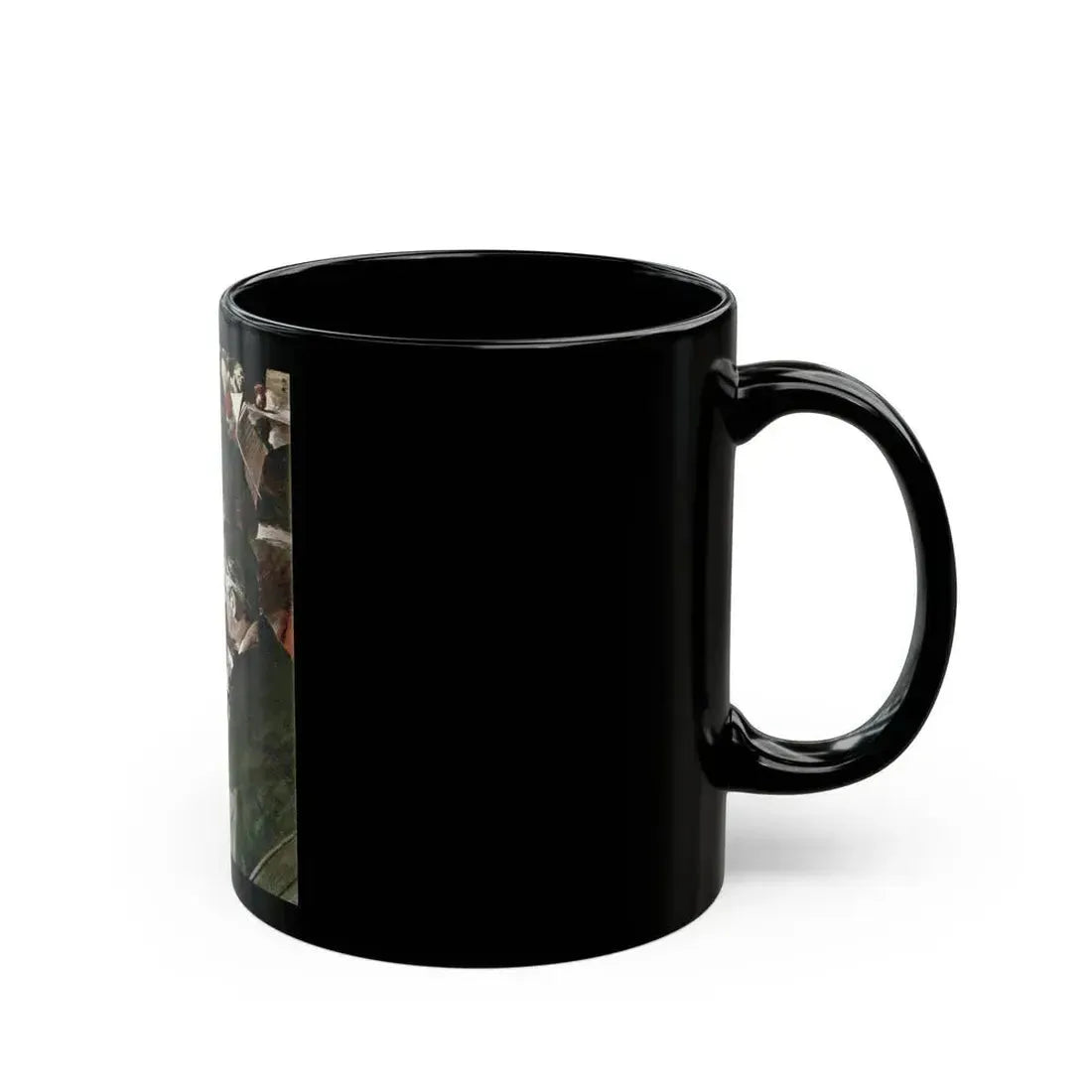 Don't Make Him Run, Redbook, January 1945 - Black Coffee Mug - Go Mug Yourself