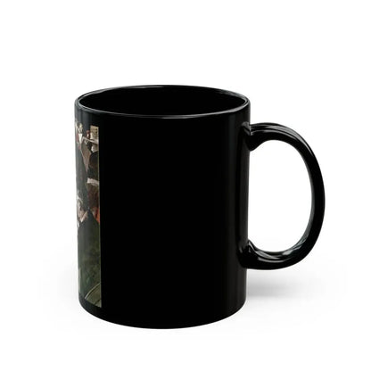 Don't Make Him Run, Redbook, January 1945 - Black Coffee Mug - Go Mug Yourself