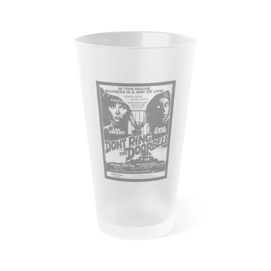 DON'T RING THE DOORBELL (THE MAFU CAGE) 1978 Movie Poster - Frosted Pint Glass 16oz 16oz Frosted - Go Mug Yourself
