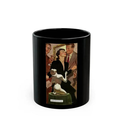 Don't Tell Me Why You Love Me, Saturday Evening Post, April 9, 1949 - Black Coffee Mug 11oz - Go Mug Yourself