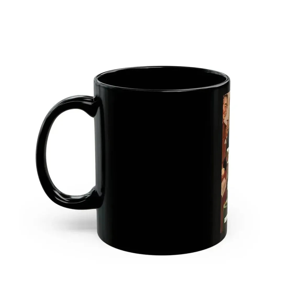 Don't Tell Me Why You Love Me, Saturday Evening Post, April 9, 1949 - Black Coffee Mug - Go Mug Yourself