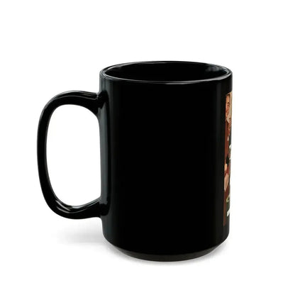 Don't Tell Me Why You Love Me, Saturday Evening Post, April 9, 1949 - Black Coffee Mug - Go Mug Yourself